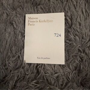 Maison Francis Kurkdjian 724 EDP sample
